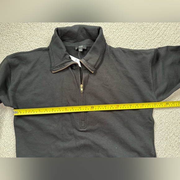 J Crew University Long Terry Half Zip Tunic - Picture 4 of 7